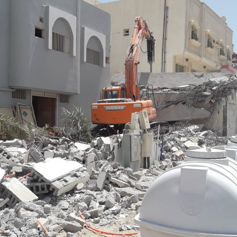 مقاول هدم وتكسير في السعودية